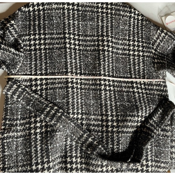 Zara Oversized Houndstooth Coat - Picture 12 of 16